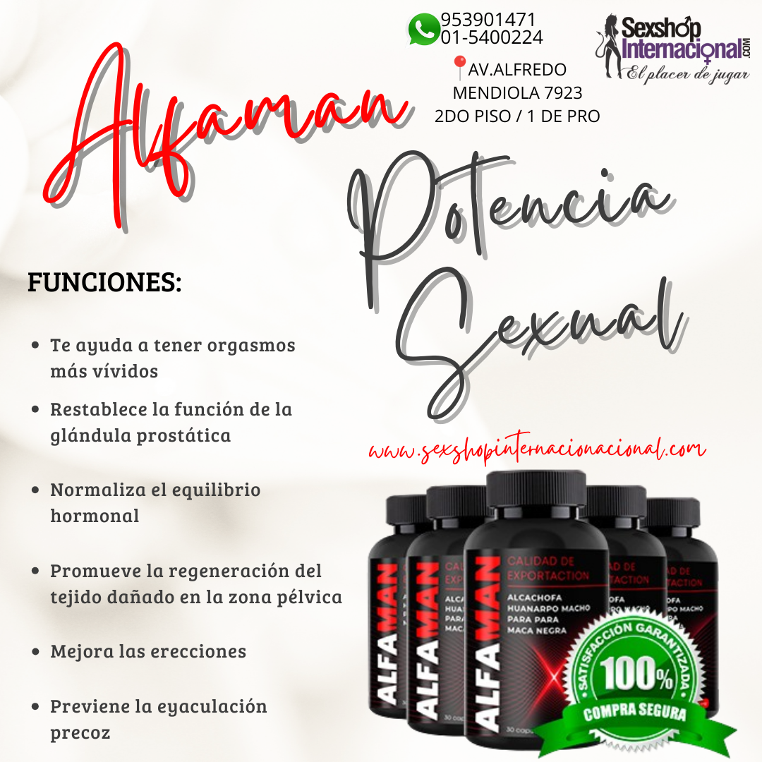 Alfaman salud masculina sex-shop los olivos